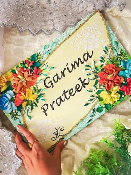 Jashn-e-Kala by Sakshi - Custom Russian Sculpture Decor Personalized Nameplates photo 29