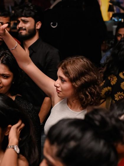 The crowd at Flo during a Super Club Saturday. The energy is always at its peak on weekends.