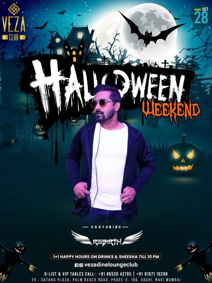 The official poster for my Halloween weekend set, perfect for a spooky night of fun.
