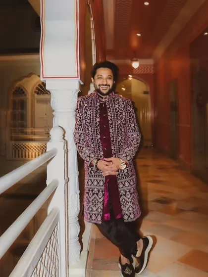 Dressed for a Sufi show, ready to perform 'Saanson Ki Mala Pe'. The attire is part of the whole experience.