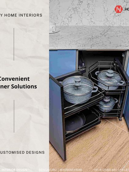 Houzlook - Full Home Interior Design & Turnkey Execution Smart & Sleek Modular Kitchens photo 10