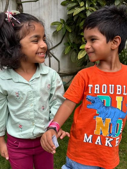 A gallery of smiles from Friendship Day, where our children celebrated their bonds by exchanging handmade friendship bands.