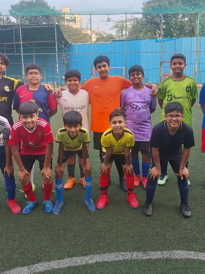 Another group from our weekend batch, showing the diversity of players who come together to share their passion for football.