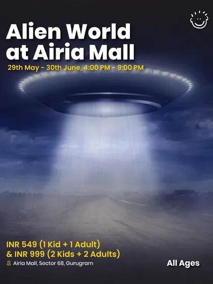 Another poster for the Alien World event, perfect for sharing and getting friends excited.