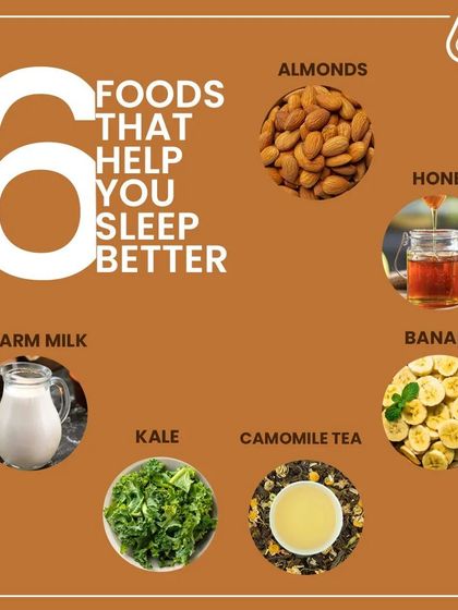 Here are 6 foods that can help you sleep better. From the magnesium in almonds to the natural melatonin in bananas, these foods can help you get the rest you need.