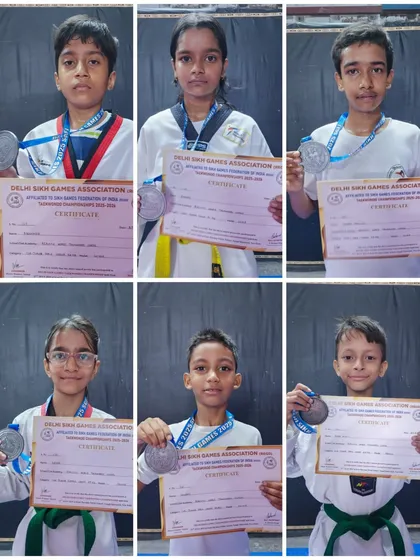 A group of my silver medal winners from the Delhi Sikh Games 2025. Every medal, regardless of color, is earned through grit and determination.