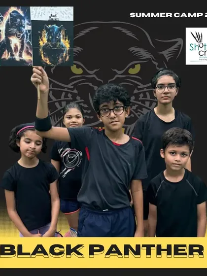 Introducing Team 'Black Panther' from our summer camp team championship.