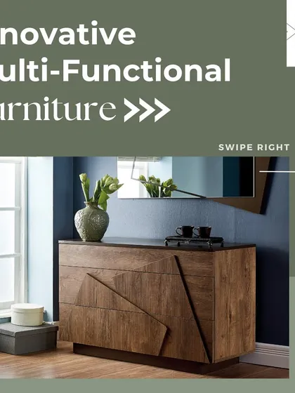 An introduction to innovative multi-functional furniture. This type of furniture is key to creating versatile living spaces, especially in compact urban homes.