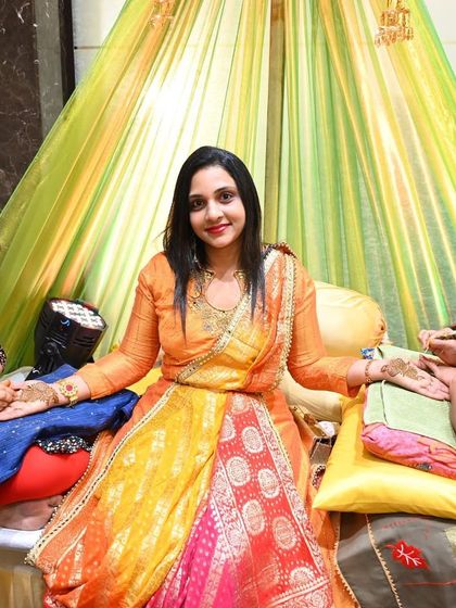 Vibrant Mehendi & Haldi Ceremonies photo 10