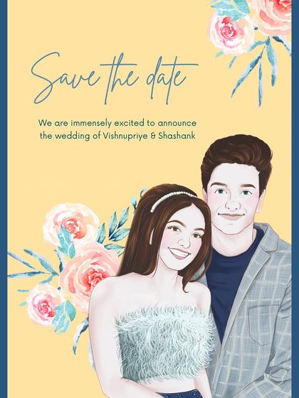 Rachita Burjupati - Custom Portraits & Illustrations Illustrated Wedding Invitations photo 21