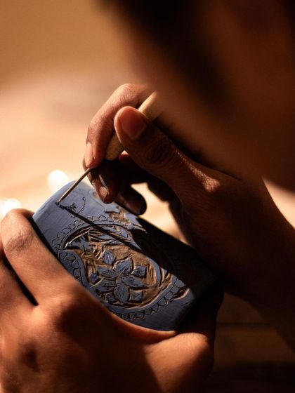 In this one-day workshop, you'll decorate your own mug using the sgraffito technique. We provide the mug, colors, and tools, plus a quick wheel throwing experience.