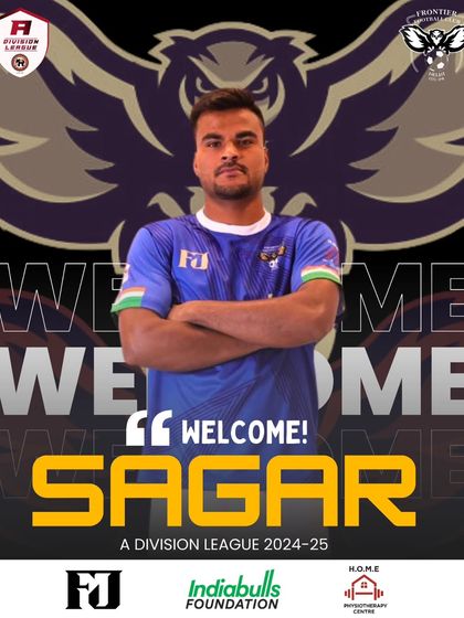 Proud to have Sagar on board for the A Division League. From SGFI Nationals to the Hero Santosh Trophy, his experience at multiple levels of Indian football is a huge asset.