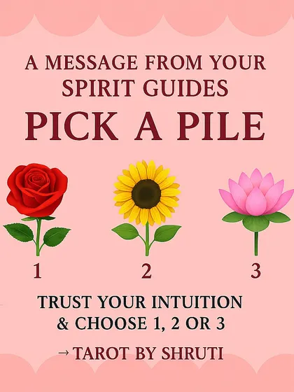 Let the universe send you a message through these flowers. This reading focuses on energies of self-love and forgiveness, optimism for brighter days, or rising above challenges for spiritual growth.