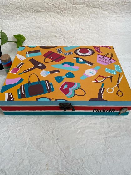 Neetikriti - Hand-Painted Home Decor & Personalized Gifts Custom Organizer Boxes photo 12