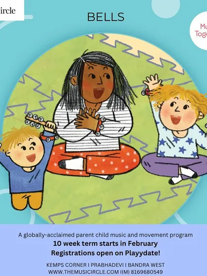 Announcing our "Bells" collection. This 10-week term is a globally-acclaimed parent-child music and movement program, and registrations are now open.