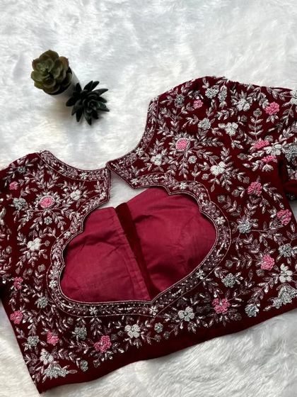 The Glamhouse - Custom Bridal & Occasion Wear Intricate Bridal Blouses photo 17