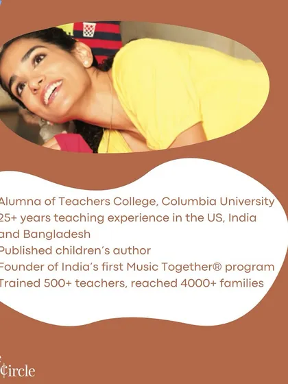 I believe in the power of music to help little ones bloom. As the founder of India's first Music Together program and a published author, my goal is to give children and their families a space to connect, grow, and find joy in learning.