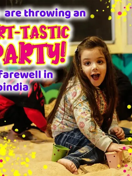 The excitement of a party in the sandpit. It’s a space that naturally encourages laughter and social play.