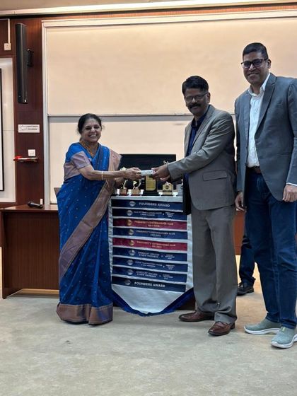 It was an honor to be felicitated at the IIMB Orators Club installation ceremony. Moments like these are a testament to the power of storytelling to bridge the worlds of art and academia.