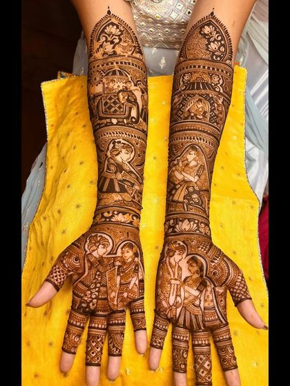 Shaik Tabassum - Destination Wedding Mehendi Storytelling Mehendi: Your Love Story on Your Hands photo 18
