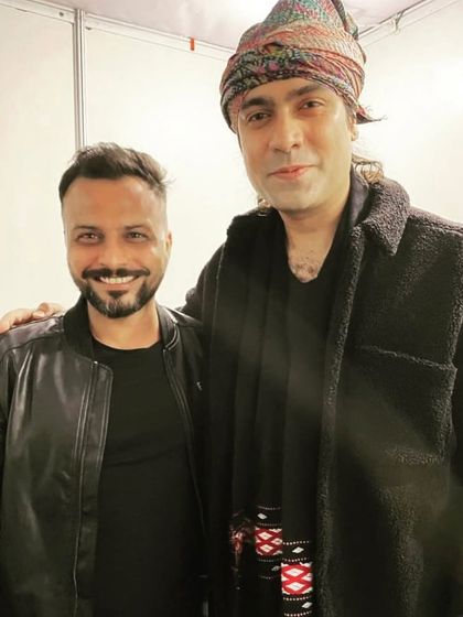A moment with the incredibly talented Jubin Nautiyal. I enjoy collaborating with vocalists to create a sound that is both electronic and deeply soulful.