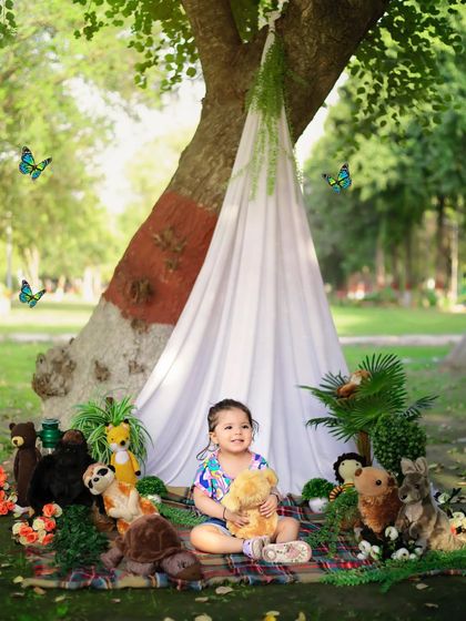A quiet moment during her outdoor adventure. We love capturing these sweet, candid expressions during our photoshoots.