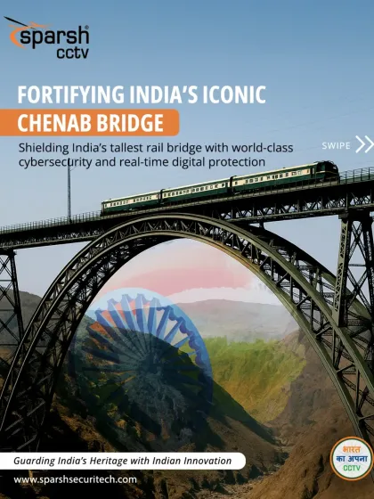 I am fortifying India's iconic Chenab Bridge with world-class cybersecurity and real-time digital protection. This project showcases my commitment to guarding India's heritage with Indian innovation.