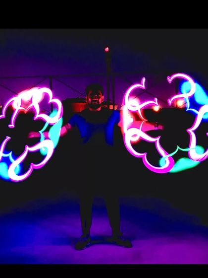 DR Carnival Performers - LED & Futuristic Performers Custom Logo & Visual Poi Shows photo 4