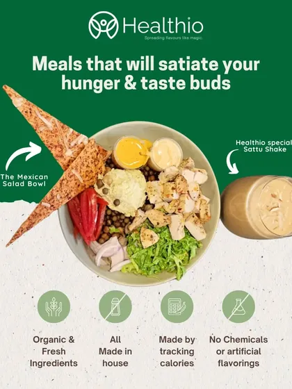 This graphic breaks down what makes my meals special. I use organic and fresh ingredients, make everything in-house, track calories, and never use chemicals or artificial flavorings.