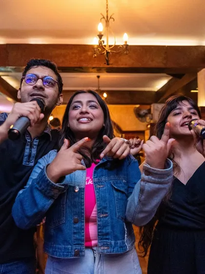 Karaoke is always better with friends. Grab your crew and get ready for a group performance, because my stage is open for solos, duets, and epic team singalongs.
