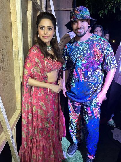 It was such an honor to share the stage with the talented Nushrratt Bharuccha while performing at the Couture India show. A great memory.