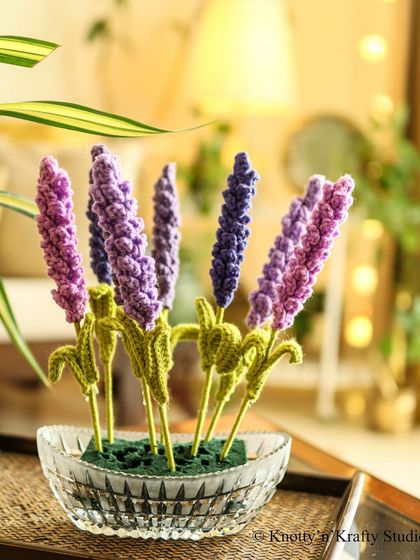 Parul Bhargava - Crochet Home Decor Items Everlasting Blooms & Potted Plants photo 41