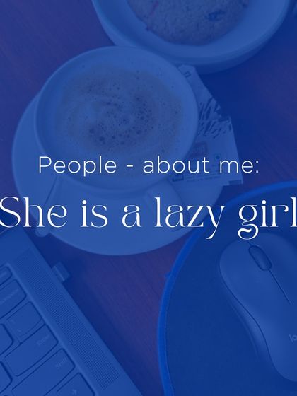 For years, I was labeled a 'lazy girl' and I believed it. In reality, I'm ambitious and hardworking, but only for things I'm passionate about. This is a reminder to run from the labels people try to put on you.