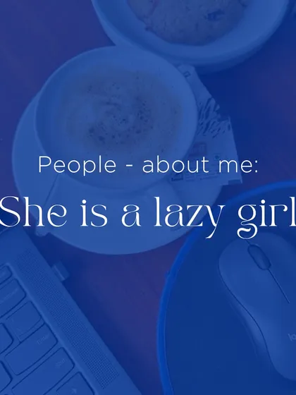 For years, I was labeled a 'lazy girl' and I believed it. In reality, I'm ambitious and hardworking, but only for things I'm passionate about. This is a reminder to run from the labels people try to put on you.