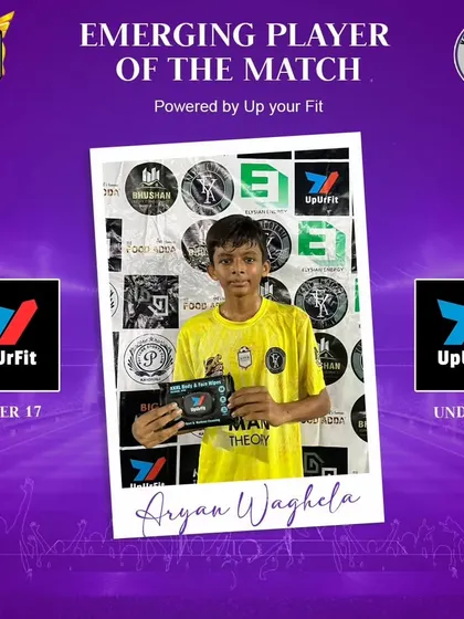 Aryan Waghela, a U-17 Emerging Player.