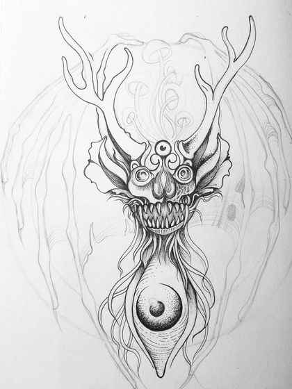 Ankita Bhattacharya - Tattoo Design Mythological & Fantastical Creatures photo 23