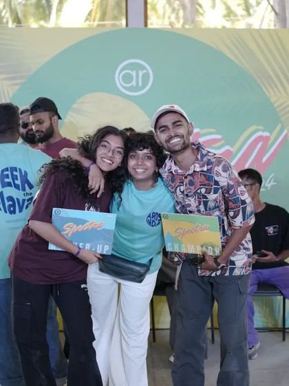 More winners from Spectra 2024 soaking in their moment of celebration.