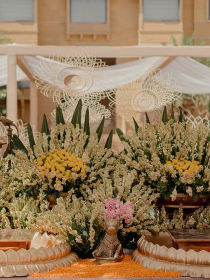 An intricate floral arrangement from one of our many events. Our 7-year journey has been about believing in instinct, heart, and the power of beautiful details.