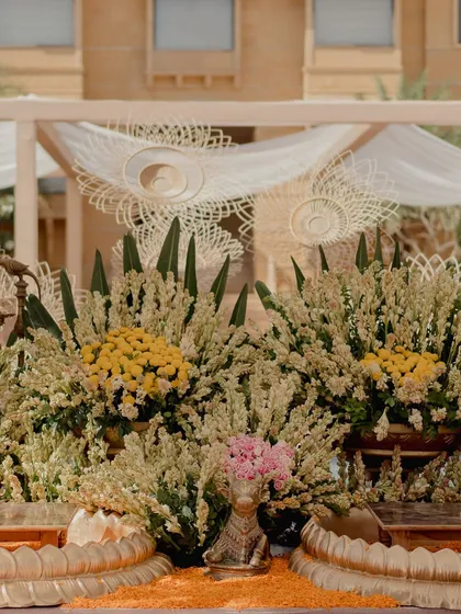 An intricate floral arrangement from one of our many events. Our 7-year journey has been about believing in instinct, heart, and the power of beautiful details.