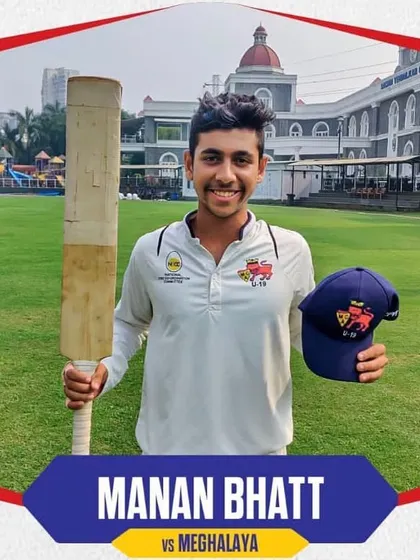 Congratulations to Manan Bhatt from our academy on his selection for the BCCI U-19 Challengers Trophy. This is a huge step in his promising cricket career.