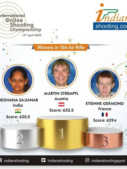 Meghana Sajjanar secured a silver medal in the first-ever International Online Shooting Championship, competing against 50 shooters from 7 countries during the lockdown.