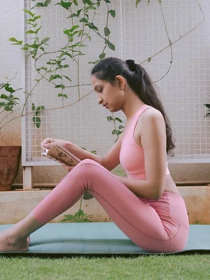 A lot of my work happens off the mat. This is me, prepping for a session, studying postures, and planning a sequence. I put a lot of thought into each class to ensure it is safe, effective, and tailored to your needs.