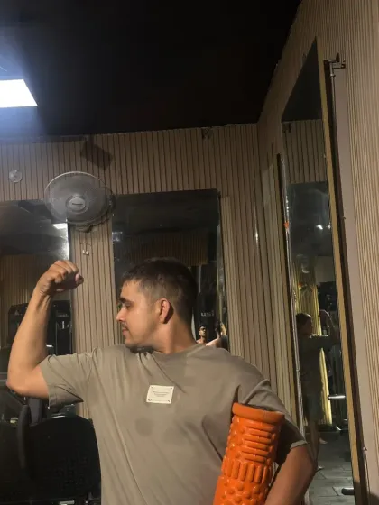 Another angle with the foam roller.