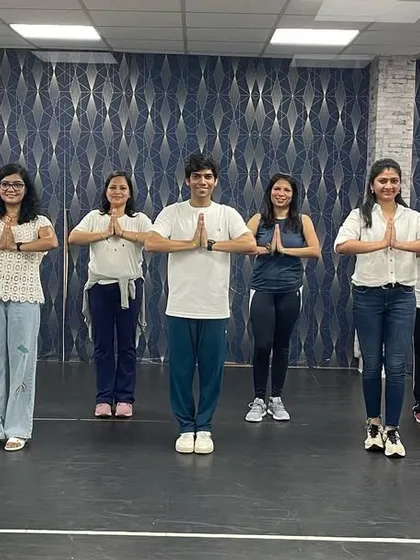 Another group from our Independence Day celebration, united in dance.