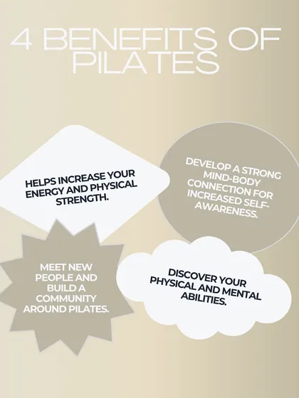 The benefits of Pilates go beyond the physical. It's about building a mind-body connection and discovering your own abilities.