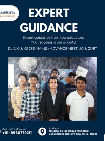 We provide expert guidance from top educators because your success is our priority. This group photo shows our founder with some of our bright students who are on their path to success.