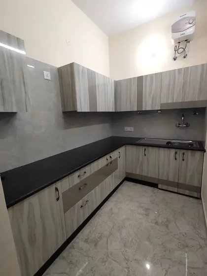 This is a kitchen I designed for a rental property. The goal was to be budget-friendly without compromising on quality, using durable laminates and reliable hardware for a long-lasting, low-maintenance result.