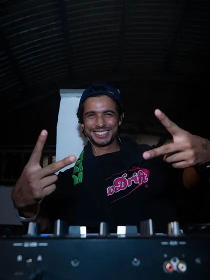 Peace and vibes from the DJ booth. The Red Bull DYS India Finals was an amazing experience, meeting incredible artists and feeling the love from the crowd.