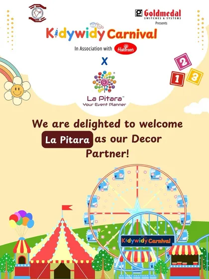 We are delighted to welcome La Pitara as our Decor Partner. Their creative touch helps us transform our venues into magical and immersive worlds for kids to explore.