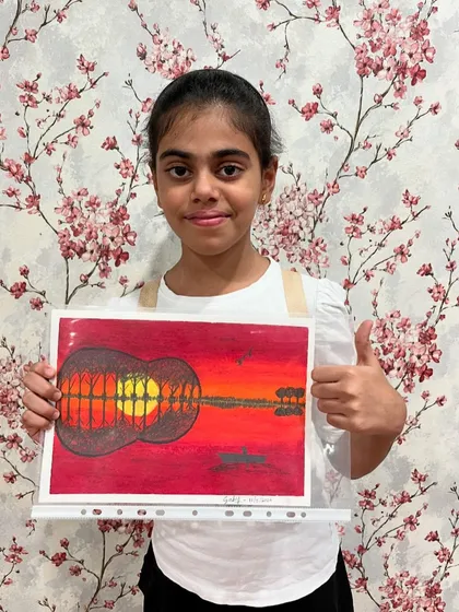 From playing keys to painting scenes, our students are full of surprises! We encourage all forms of creativity alongside musical learning.